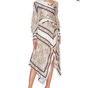 Asymmetrical Bohemian Handkerchief Dress